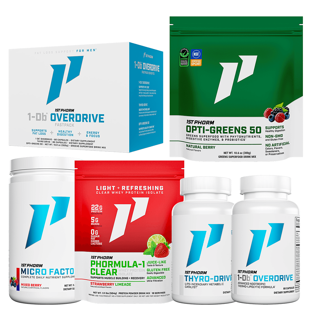 Lactose-Free Fat Loss Essentials Stack For Men